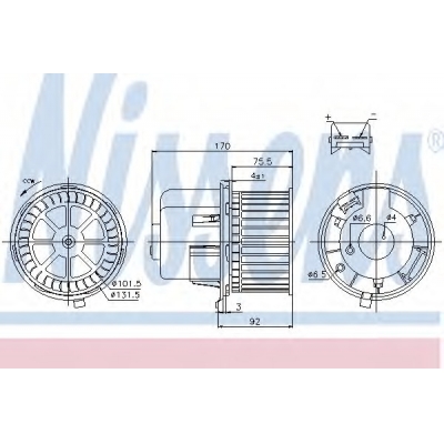мотор отопителя отопление/кондиционер  для Форд Транзит