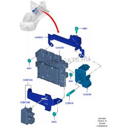 модуль управления двигателем euro5 датчики/модули  для Форд Транзит